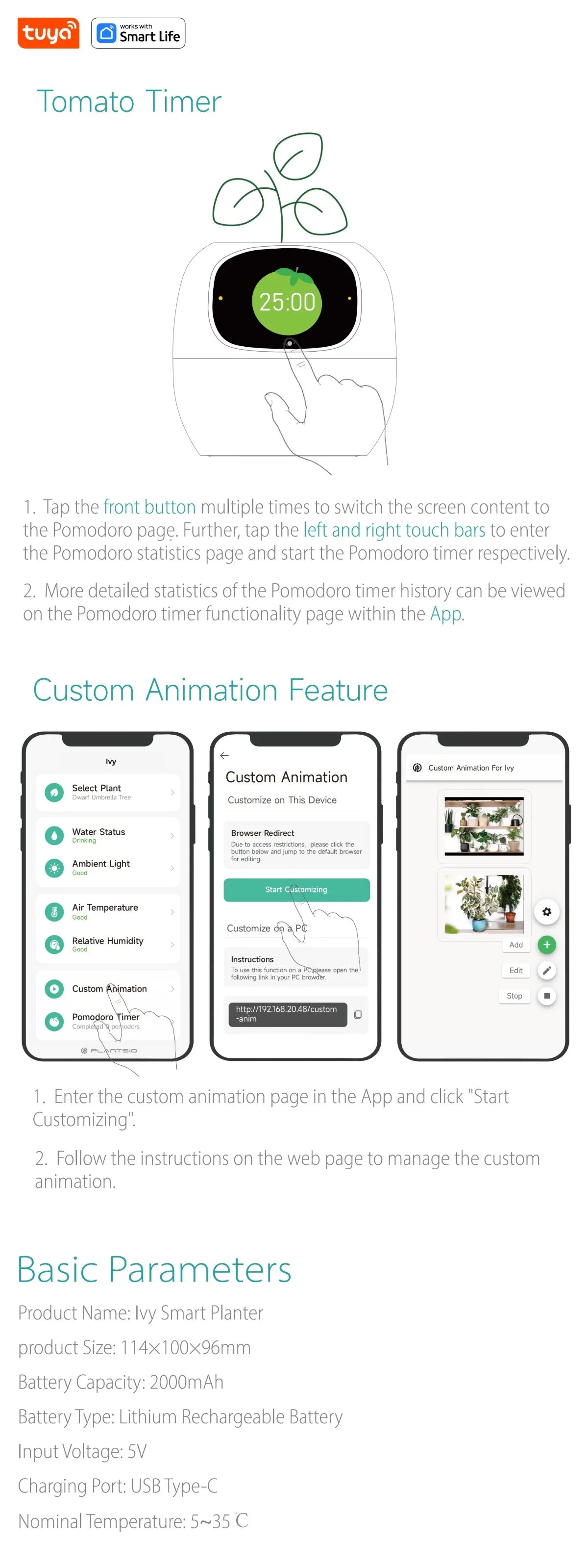 Tuya Smart Planter